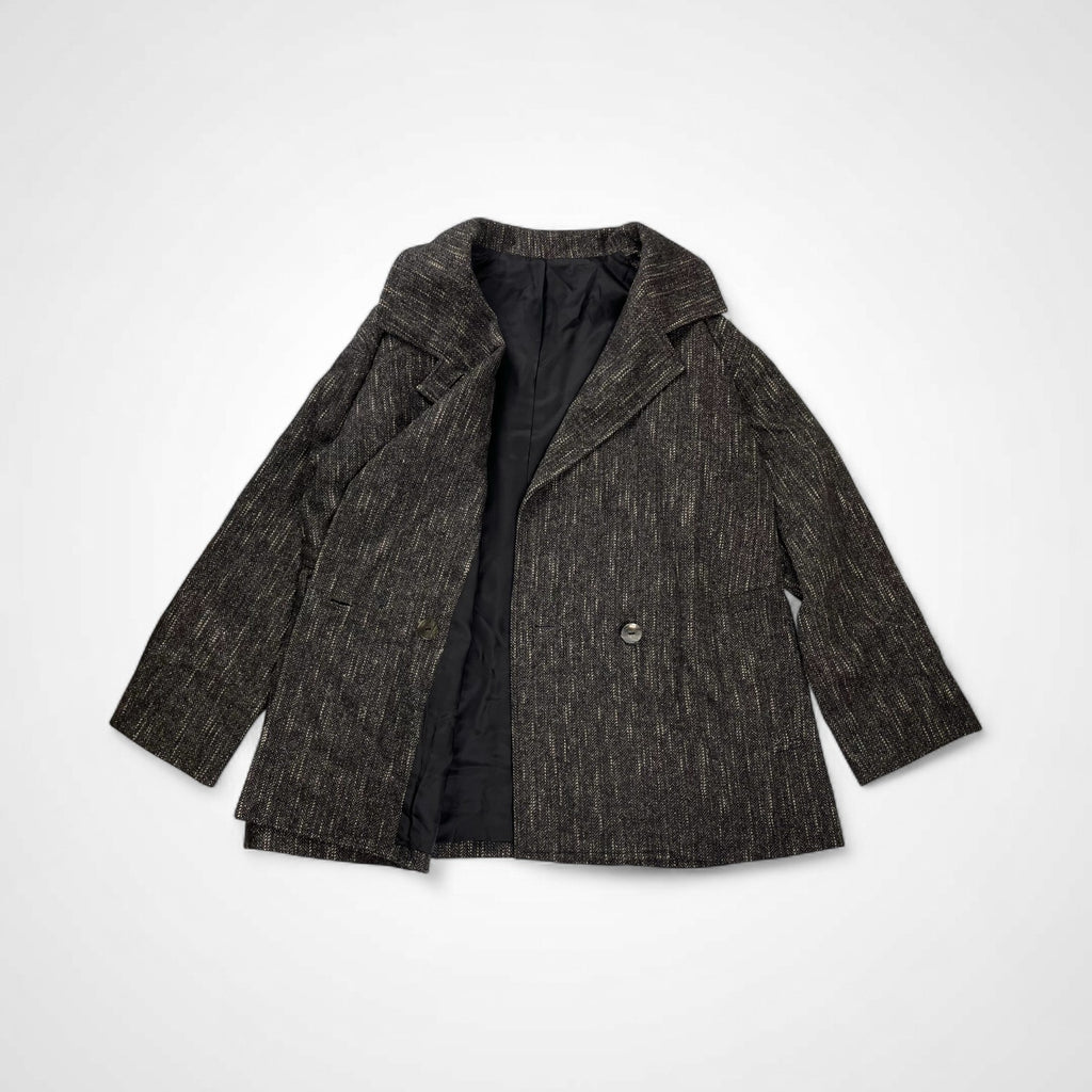 the jump YACCOMARICARD ザ ジャンプ ヤッコマリカルド / シルクMIX ダブルブレスト ワイドジャケット 参考定価：40,000程度 SIZE:FREE