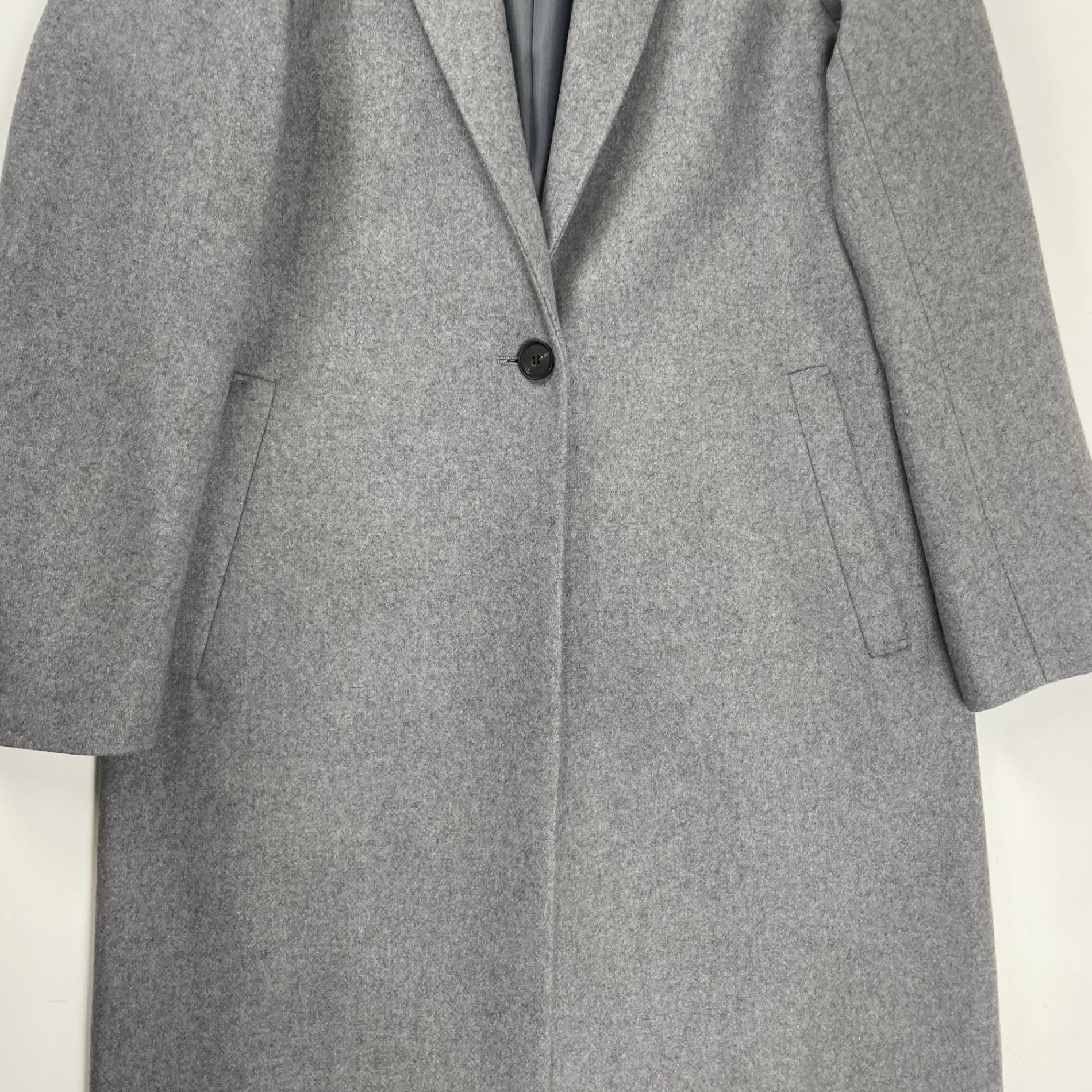 iCB アイシービー / ウールライトメルトンチェスターコート グレー 参考定価：52,000+tax SIZE:00