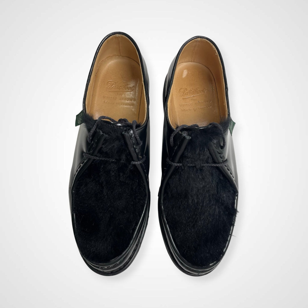 Paraboot × UNITED ARROWS パラブーツ ユナイテッドアローズ / チロリアンシューズ レッキスファー ブラック 参考定価：65,000+tax SIZE:5(24.5cm)