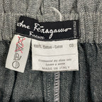 Salvatore ferragamo / ヴィンテージ イージーデニムスカート イタリア製