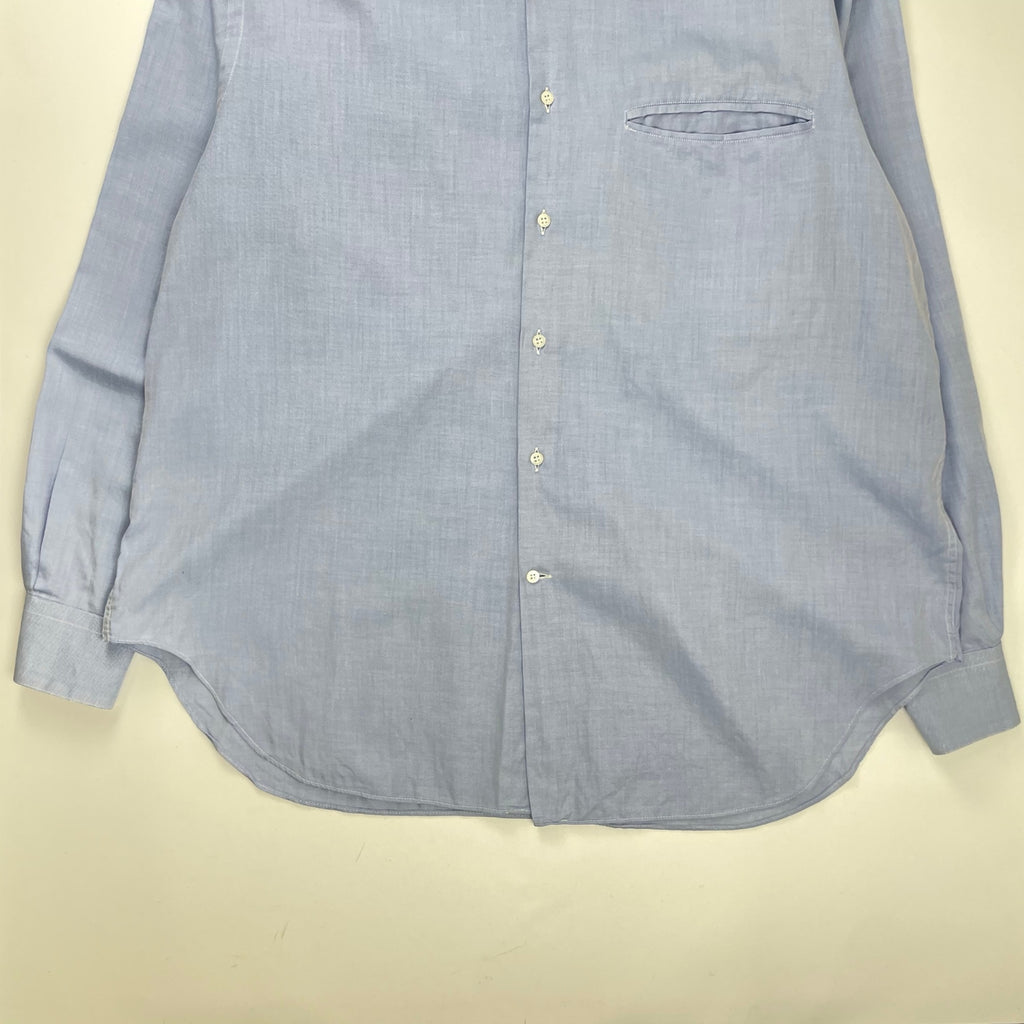 GIORGIO ARMANI LE COLLEZIONI ジョルジオアルマーニ / 80s ヴィンテージソリッドカラーシャツ SIZE：15 1/2