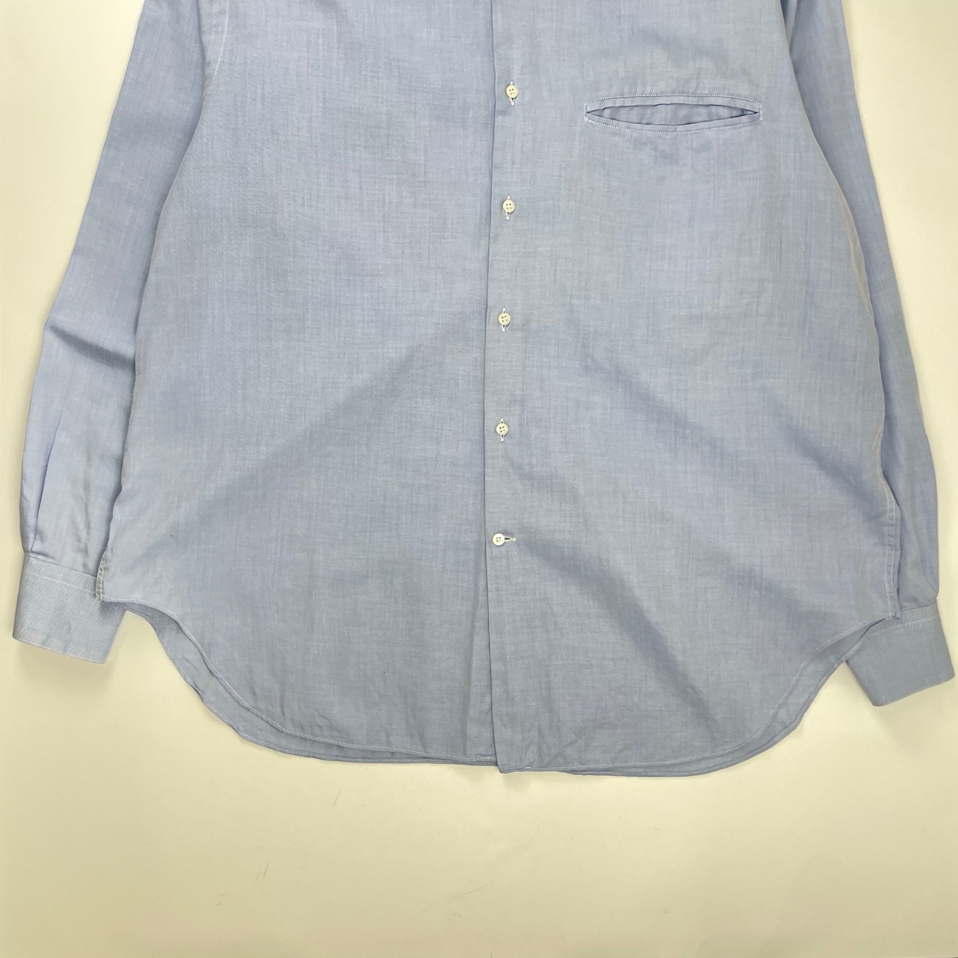 GIORGIO ARMANI LE COLLEZIONI ジョルジオアルマーニ / 80s ヴィンテージソリッドカラーシャツ SIZE：15 1/2