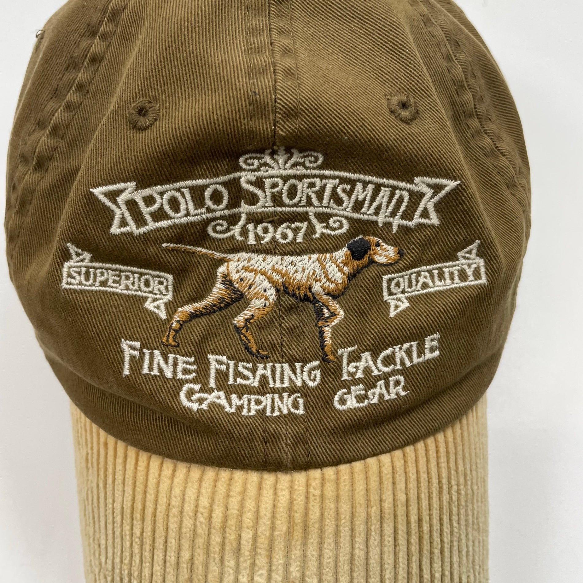 Polo by Ralph Lauren ポロバイ ラルフローレン / 90s POLO SPORTSMAN コーデュロイキャップ NY5番街限定