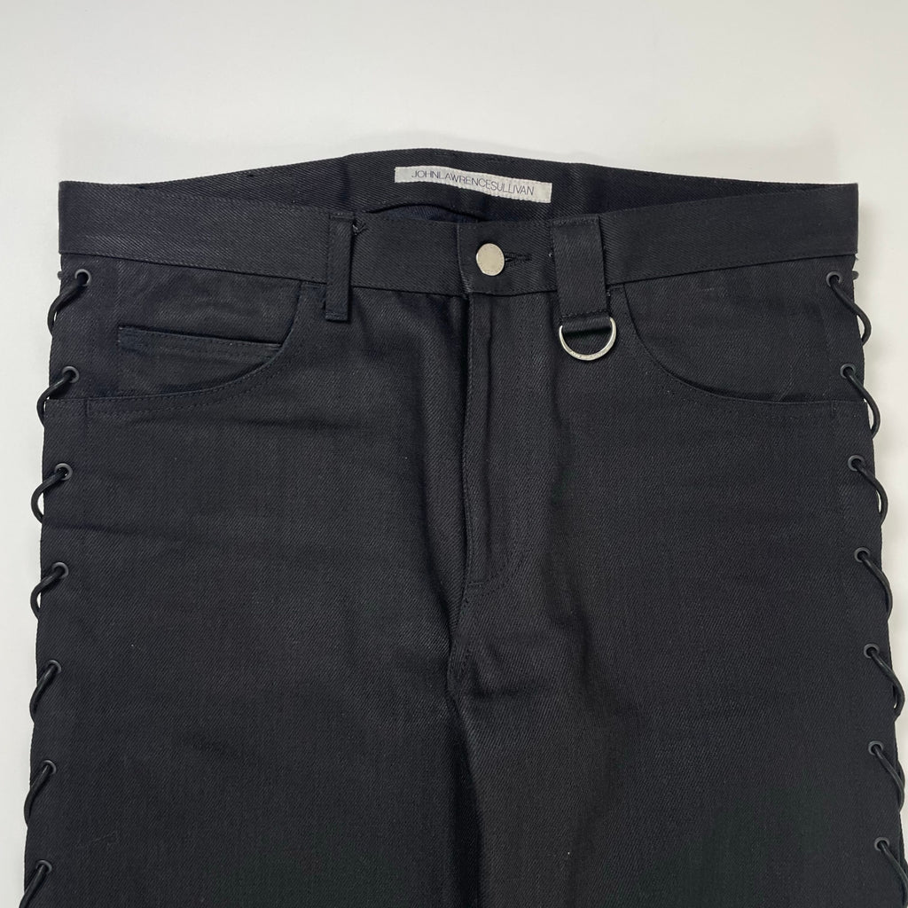 JOHN LAWRENCE SULLIVAN / Rigid denim lace-up pants 参考定価：50,000程度 SIZE:48