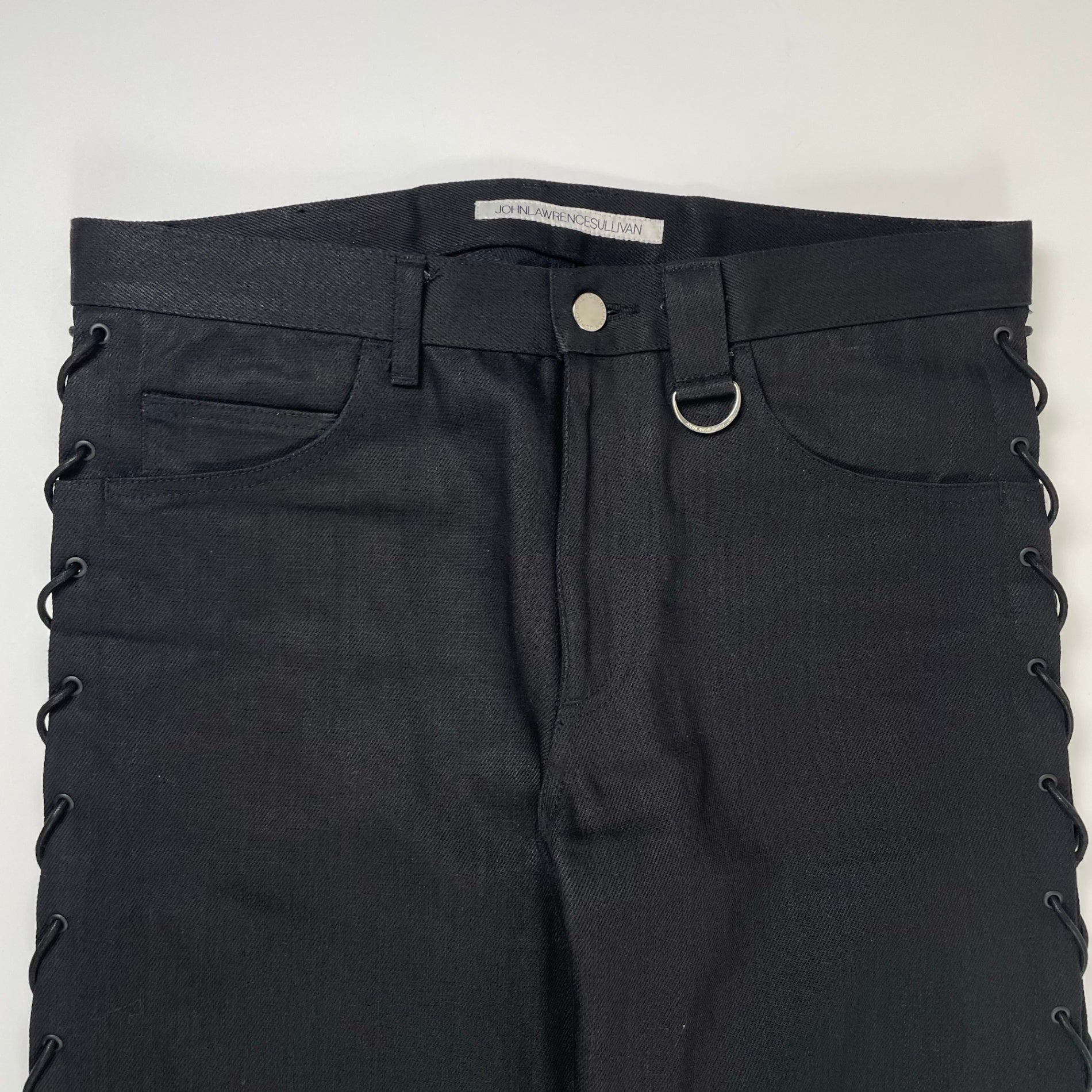 JOHN LAWRENCE SULLIVAN / Rigid denim lace-up pants 参考定価：50,000程度 SIZE:48