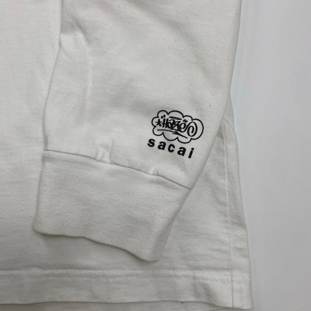 sacai × Eric Haze サカイ エリック・ヘイズ / ONEKINDWORD L/S T-shirt コラボ 長袖 Tシャツ 参考定価：19,000+tax SIZE：3