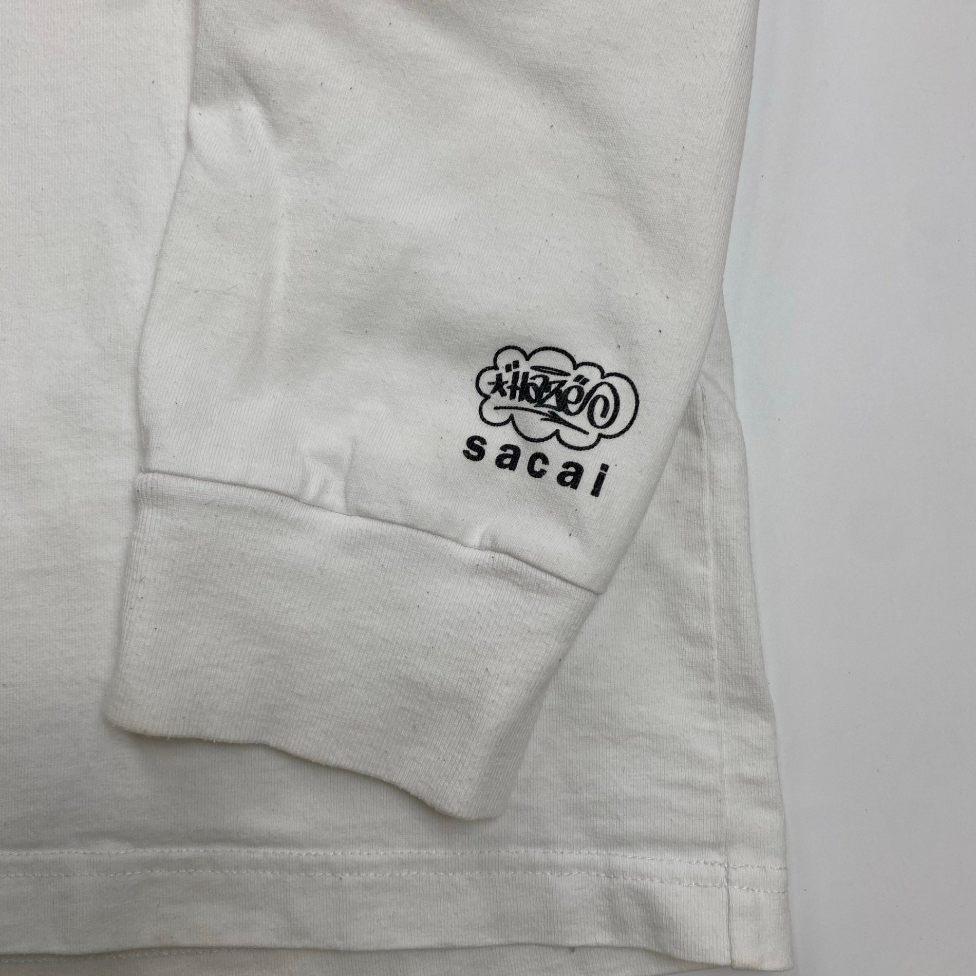 sacai × Eric Haze サカイ エリック・ヘイズ / ONEKINDWORD L/S T-shirt コラボ 長袖 Tシャツ 参考定価：19,000+tax SIZE：3