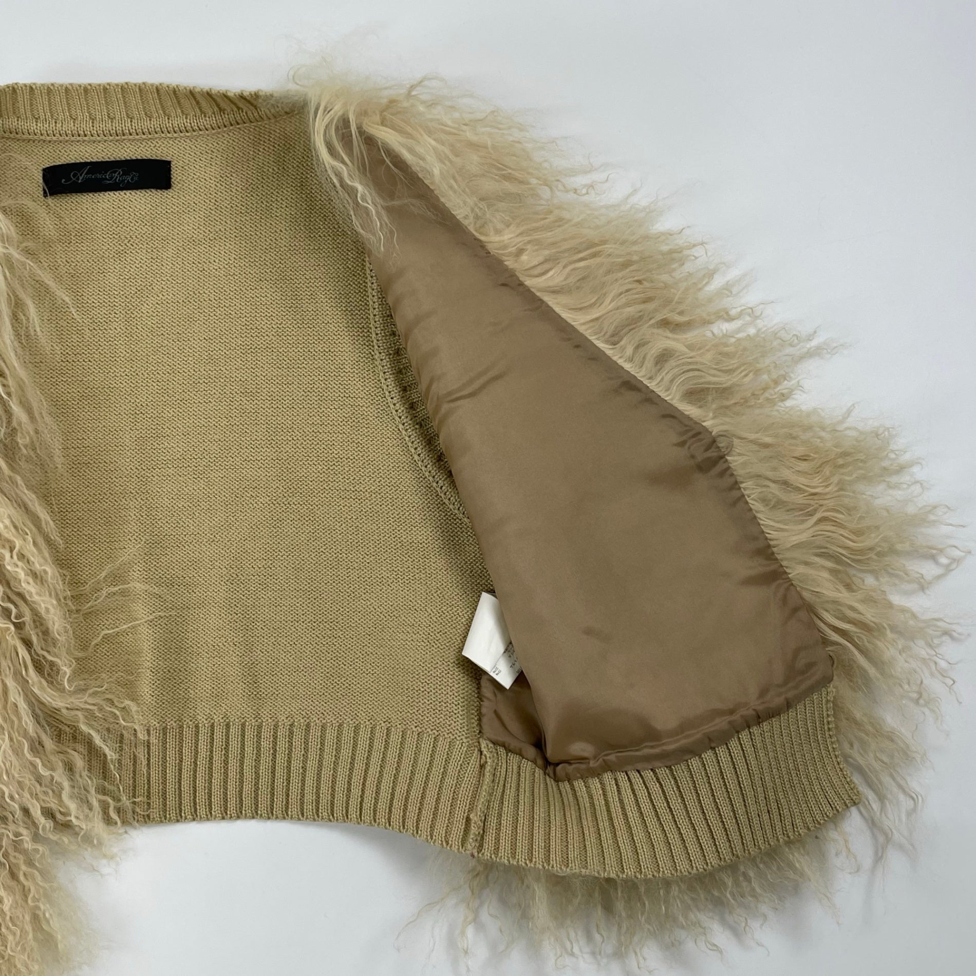American Rag Cie / チベットラムファーベスト SIZE:M程度