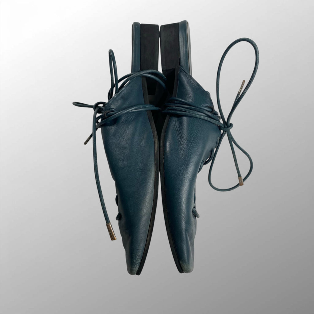 SYU.HOMME/FEMM シュウ オムフェム / Sneak mule レザー ミュール サンダル 参考定価：60,000程度 SIZE:26-26.5程度