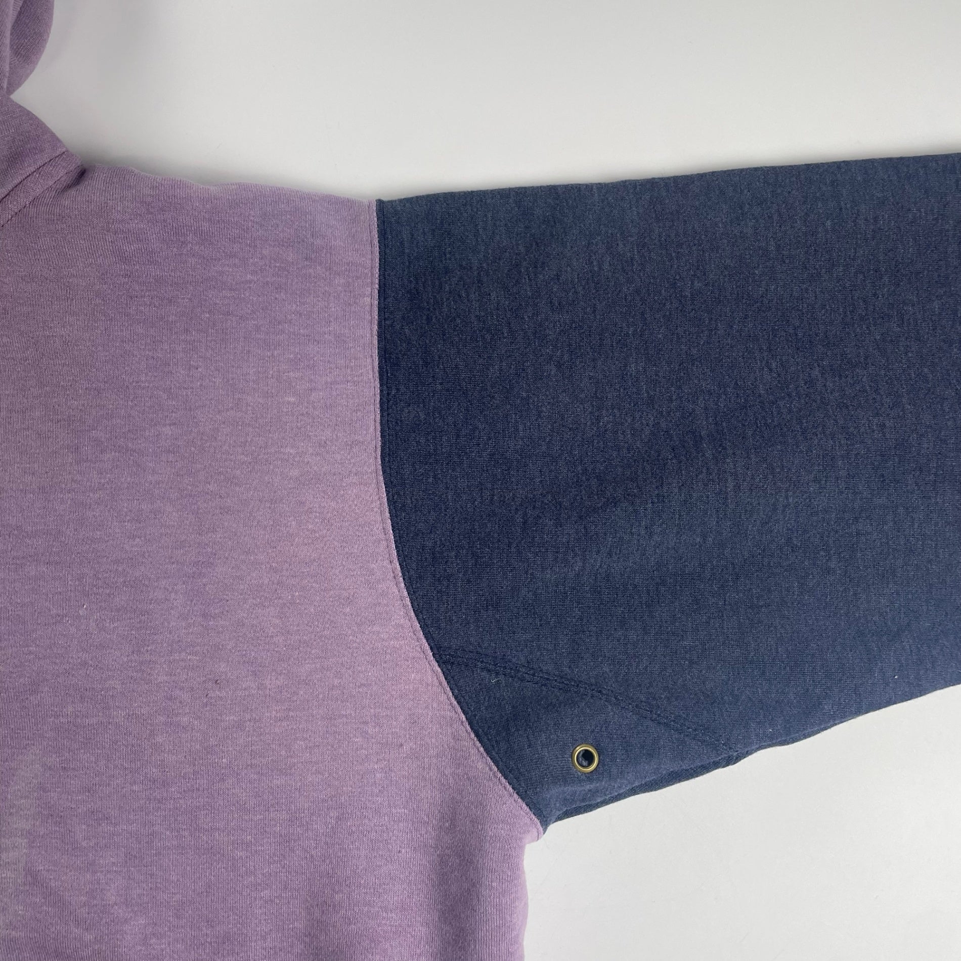 DISNEY＆CO × GENUS ディズニー ミッキー / 80s- ハーフジッププルオーバー パーカー パープル SIZE：L