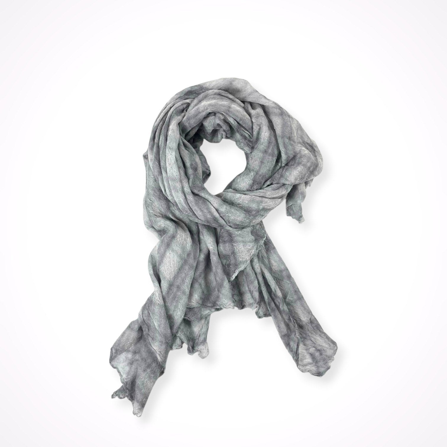 Brunello Cucinelli 超美品カシミア100%ストール BRUNELLO CUCINELLI / 染柄カシミヤストール 参考定価：180,000程度