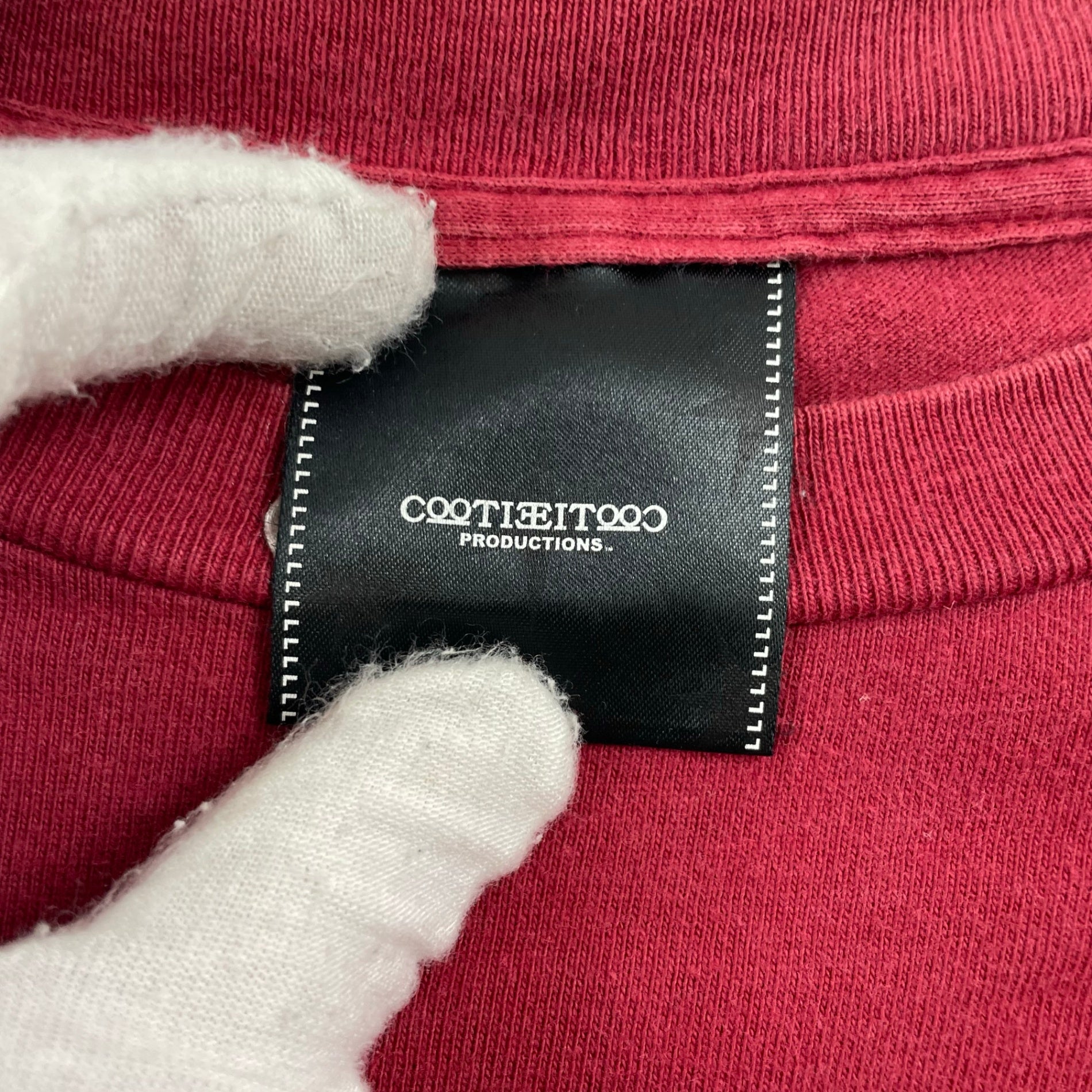 COOTIE / 筆記体ロゴTEE SIZE：L程度