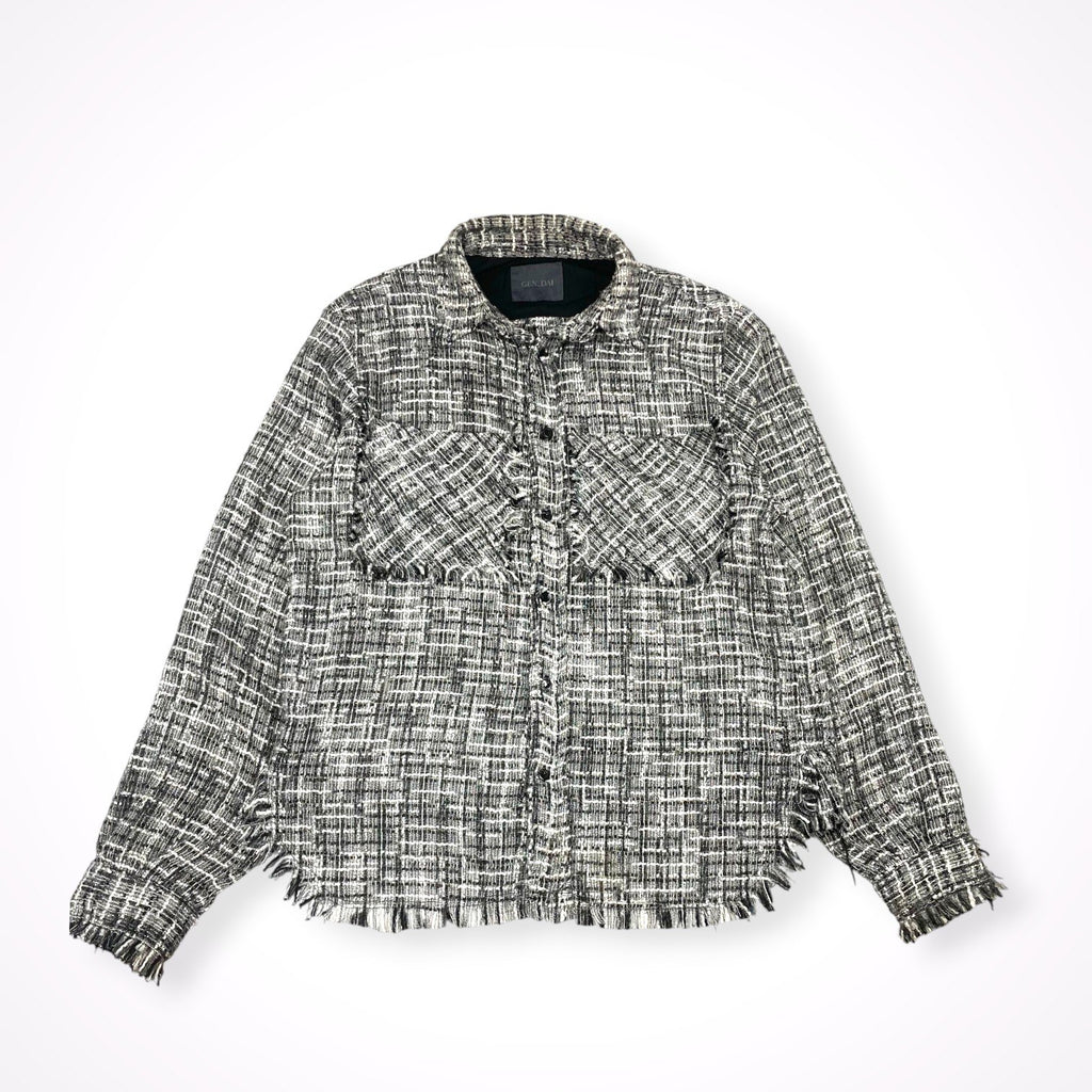 GEN-DAI / ツイードシャツジャケット 参考定価：24,000+tax SIZE:1