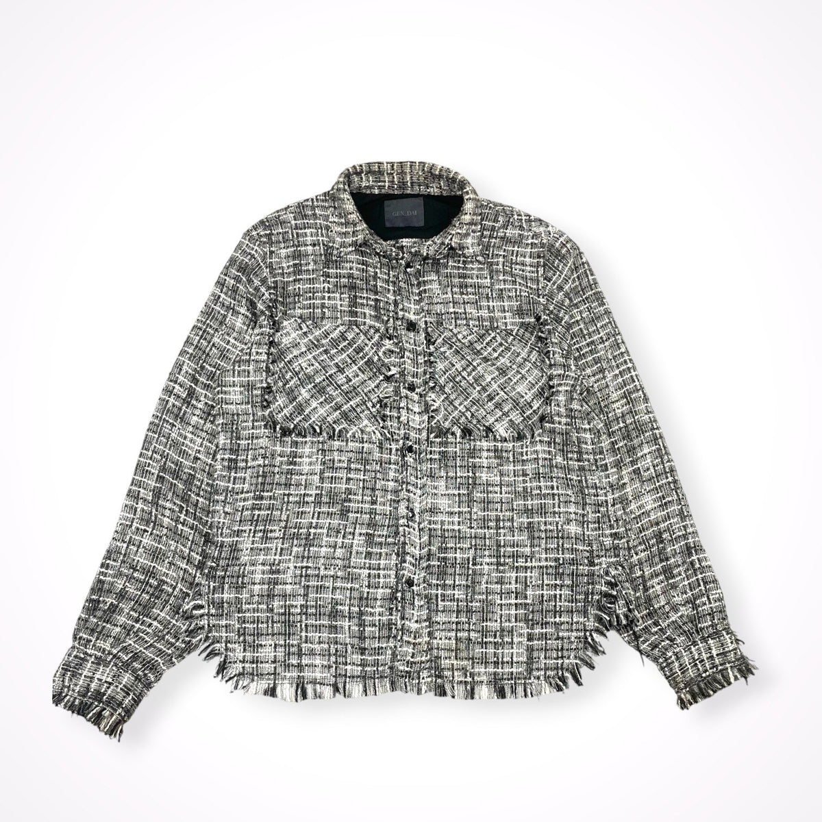GEN-DAI / ツイードシャツジャケット 参考定価：24,000+tax SIZE:1