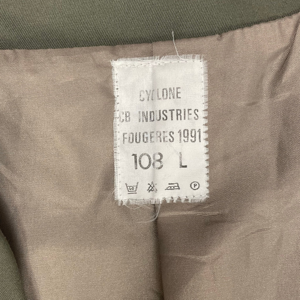 EURO VINTAGE / フランス軍 ロングオフィサーコート SIZE:L