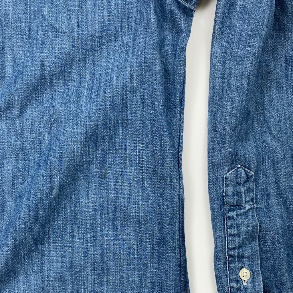 POLO RALPH LAUREN ポロ ラルフローレン / ボタンダウン デニムシャツ ポニー刺繍 SIZE：XS