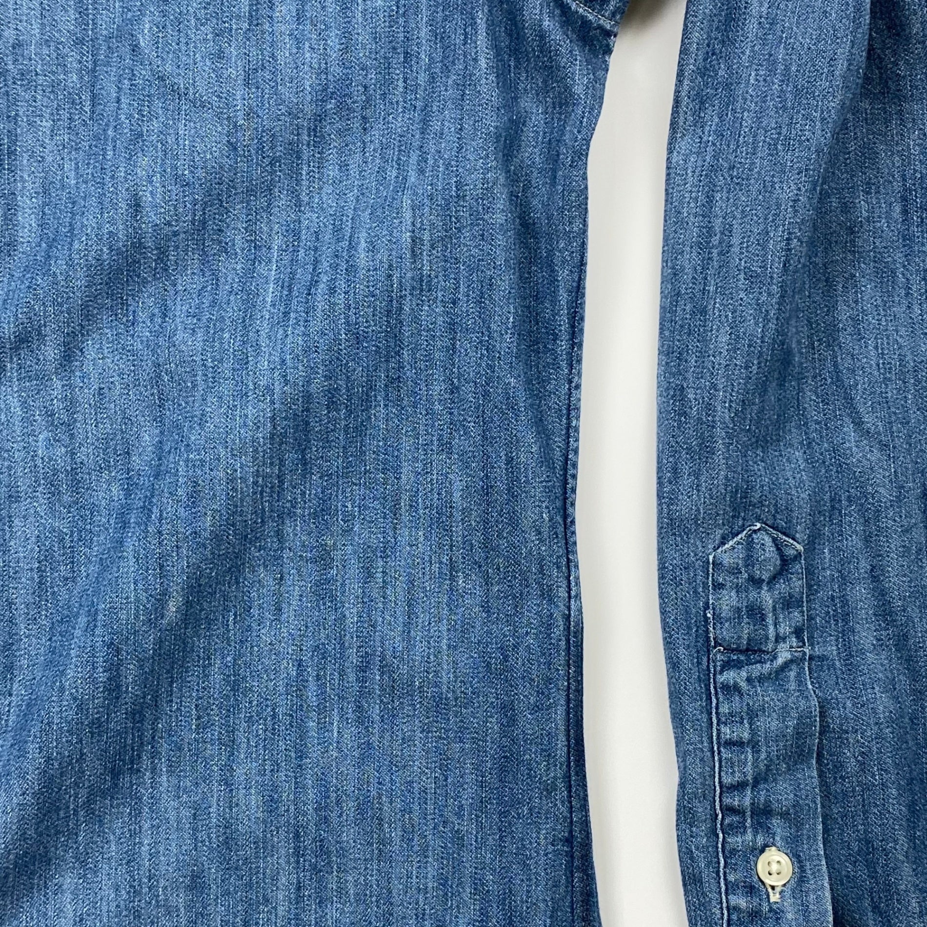 POLO RALPH LAUREN ポロ ラルフローレン / ボタンダウン デニムシャツ ポニー刺繍 SIZE：XS