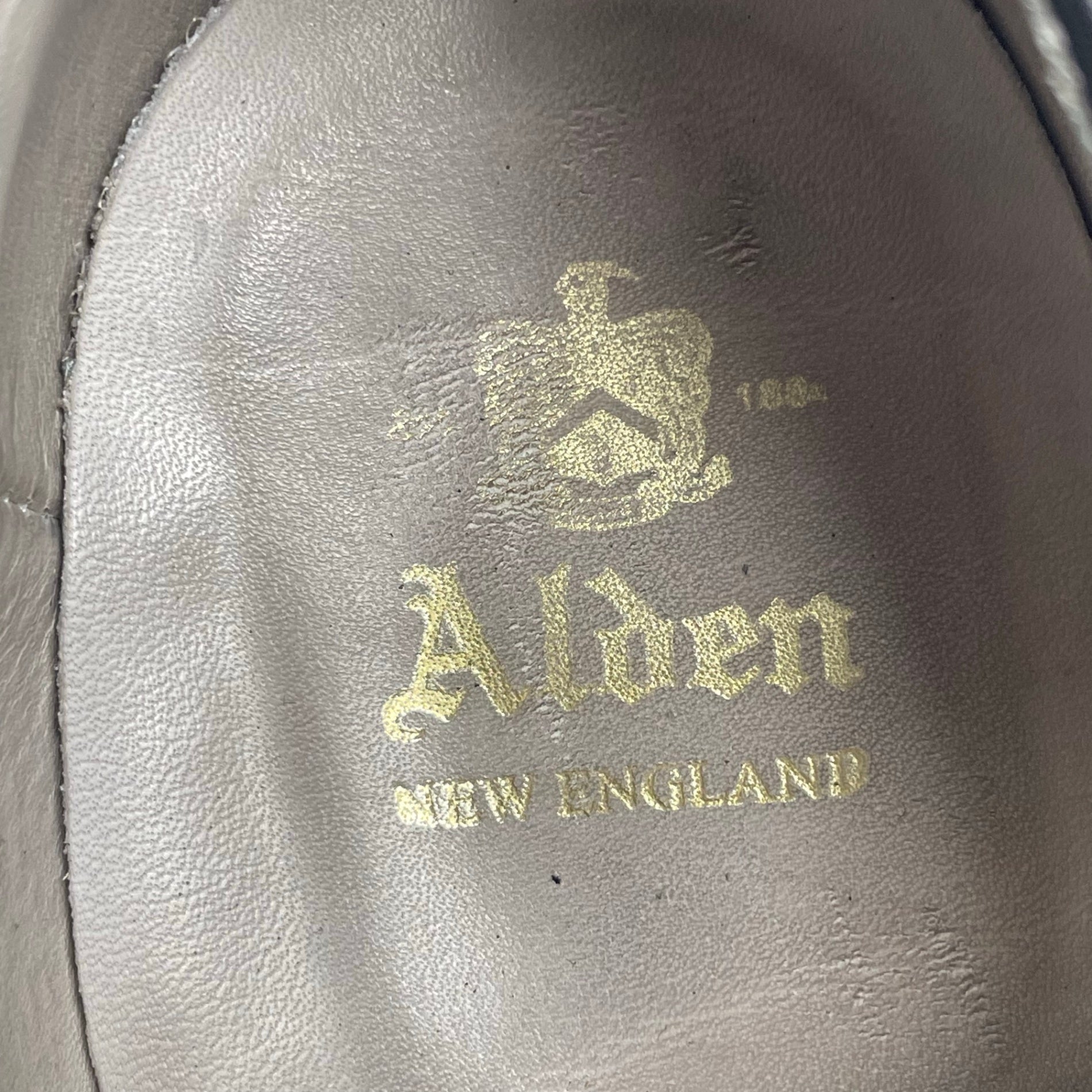 Alden オールデン / 6アイレット・プレーントゥ キッドレザー ミリタリーラスト 53719 参考定価：119,000+tax SIZE:6 1/2