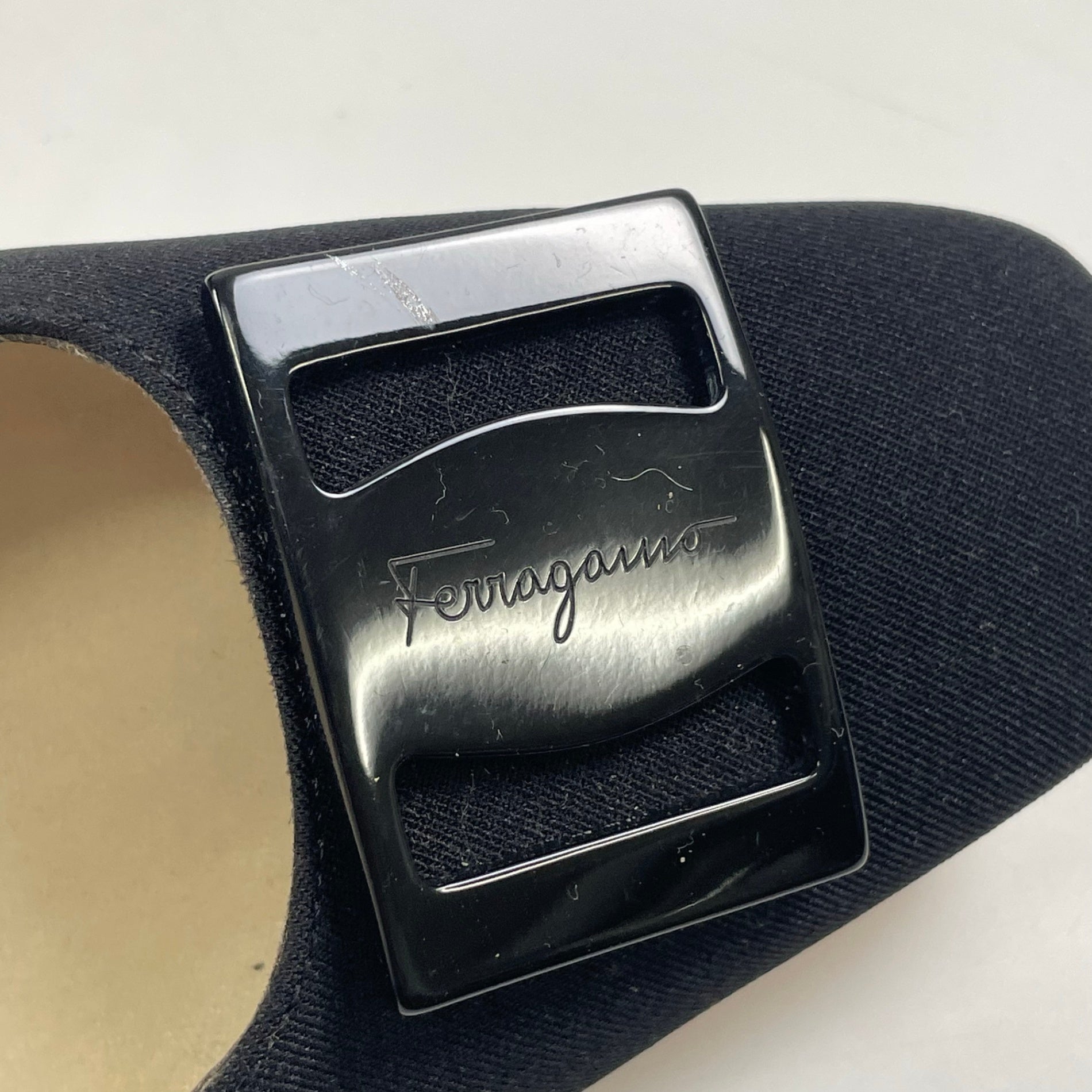 Salvatore Ferragamo / ヴァラヒールサンダル チャンキーヒール SIZE:6
