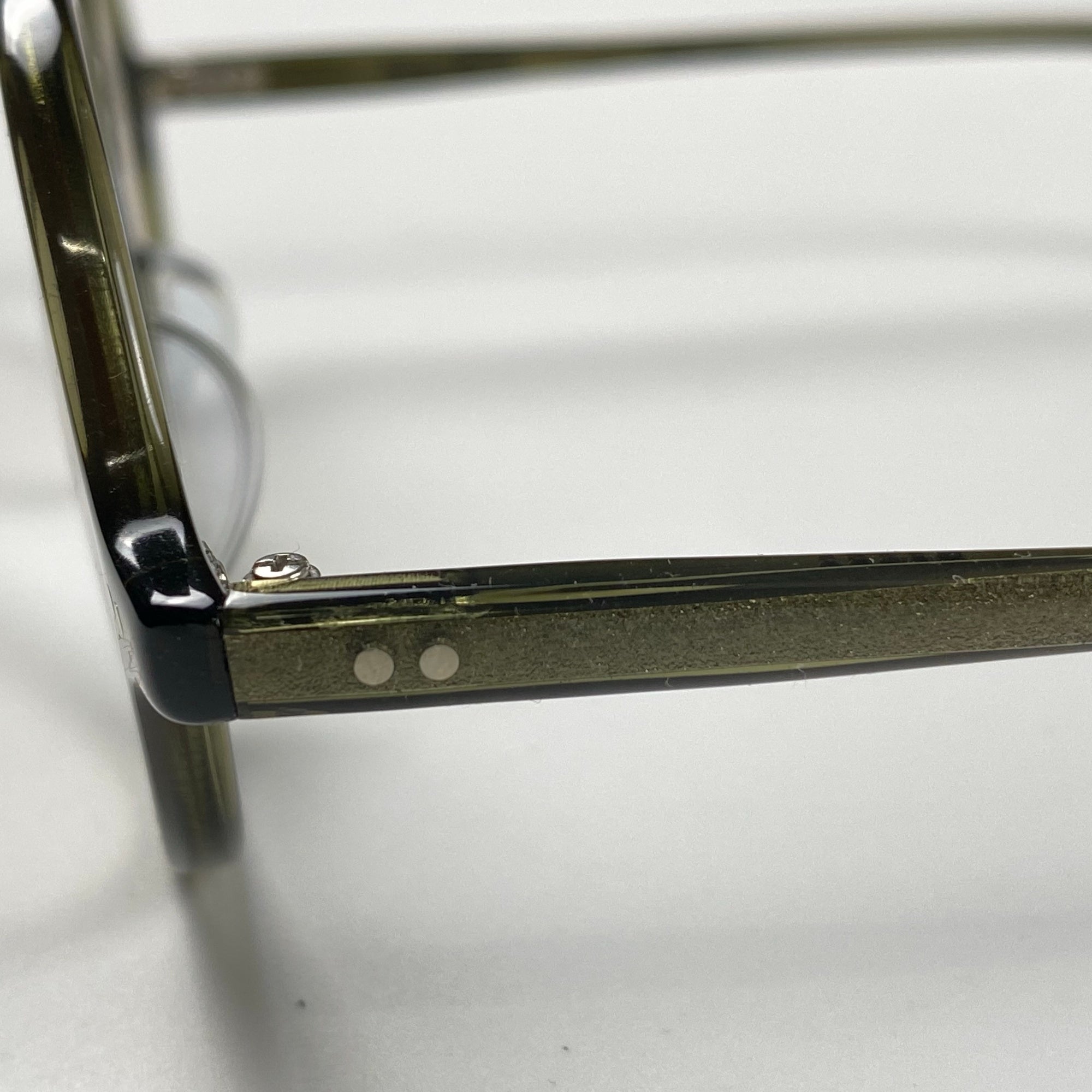 【極美品】 Porter Classic ポータークラシック × 金子眼鏡 / PEACE COLLECTION コラボ サングラス OLIVE 参考定価：46,000+tax