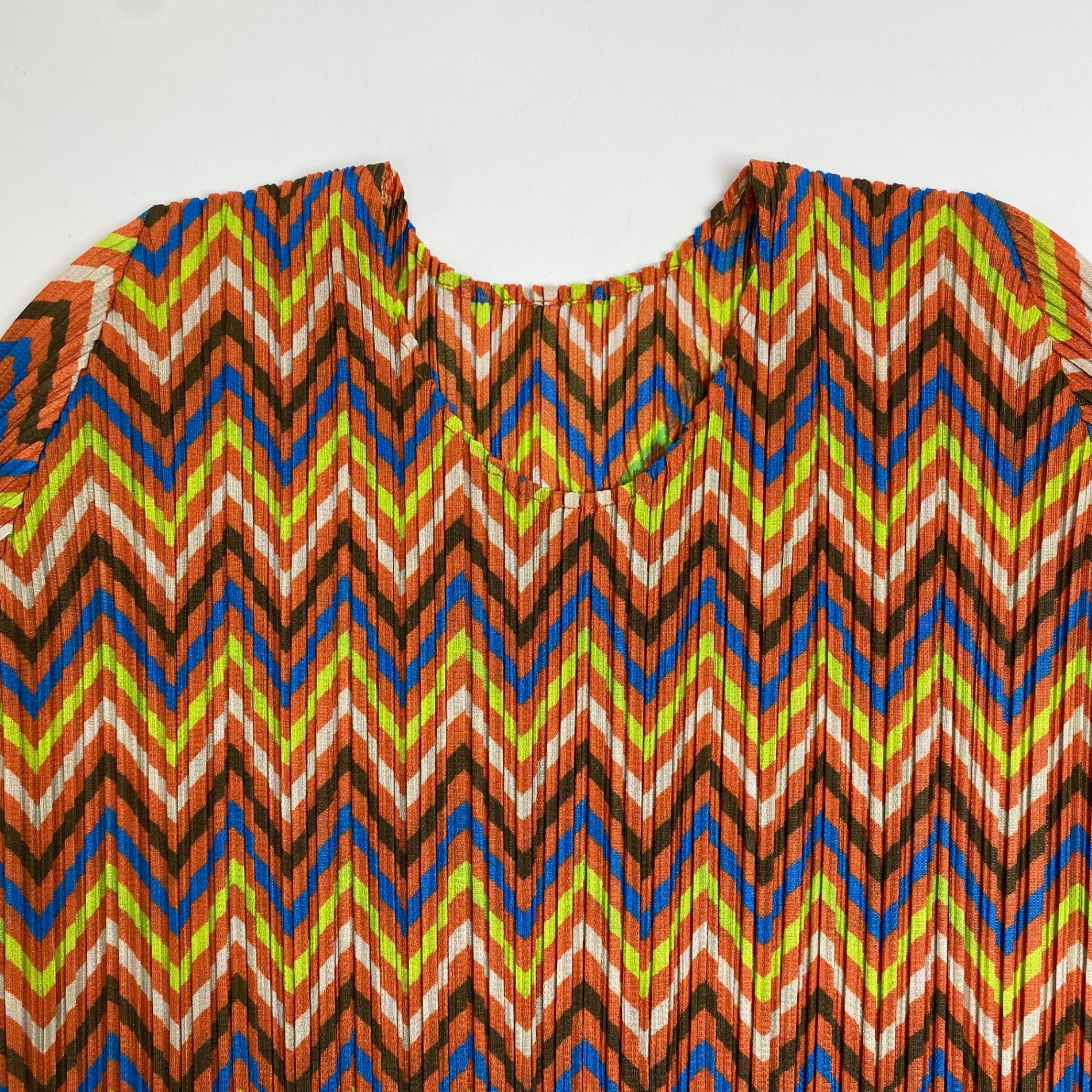 PLEATS PLEASE プリーツプリーズ / geometry  psychedelic cut-sew プリーツ カットソー 美品 2018AW SIZE:3