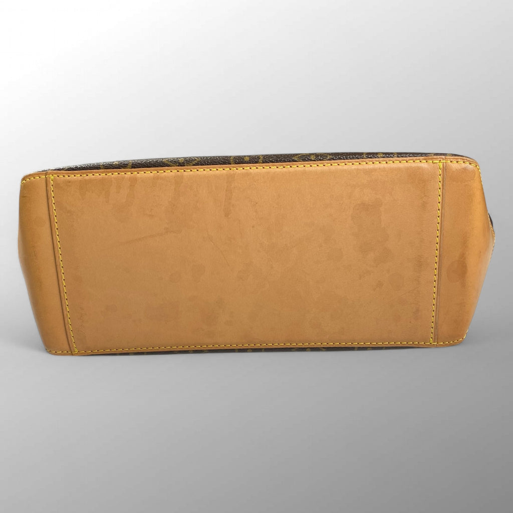 【鑑定済 美品】 LOUIS VUITTON ルイヴィトン / カバピアノ M51148 トートバッグ モノグラムキャンバス ブラウン 茶