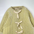little suzie / Velvet Quilt Gambeson Long Coat 参考定価：60,000+tax SIZE:FREE
