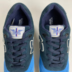 【未使用】 Sangacio サンガッチョ / BLUE × NAVY カウレザースニーカー 参考定価：24,000+tax SIZE:27cm