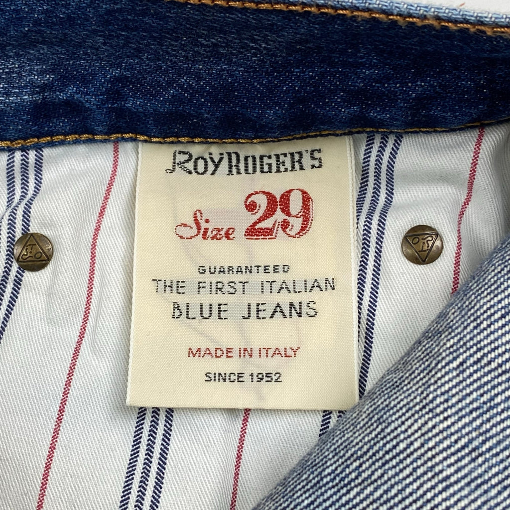 【未使用品】 Roy ROGER’S ロイ ロジャース / CULT SUPERIOR DENIM ハンドペイント デニムパンツ イタリア最古のデニムブランド SIZE：29