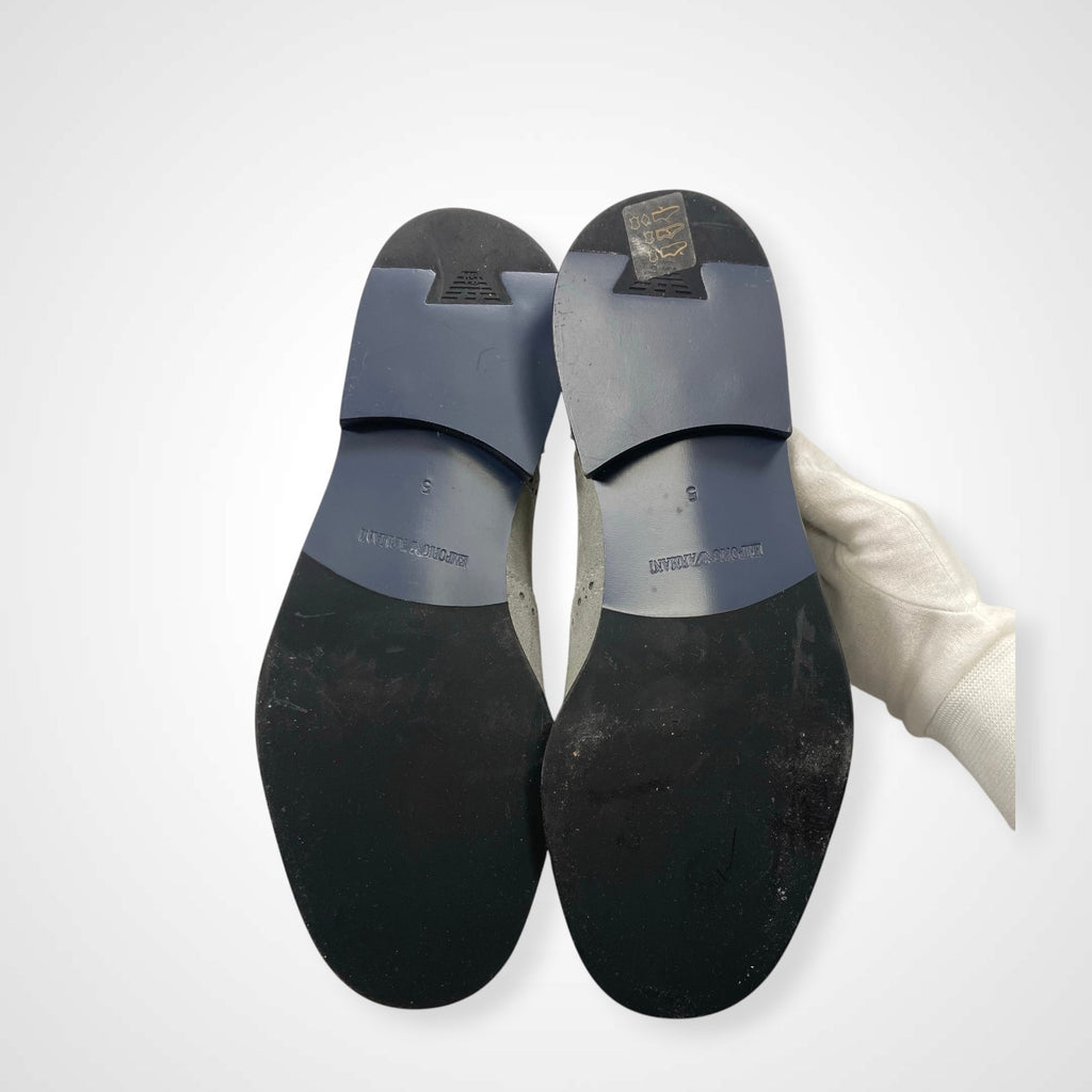 EMPORIO ARMANI エンポリオ アルマーニ / スウェードレザーシューズ 試着程度 参考定価：55,000程度 SIZE:5(24.5cm程度)