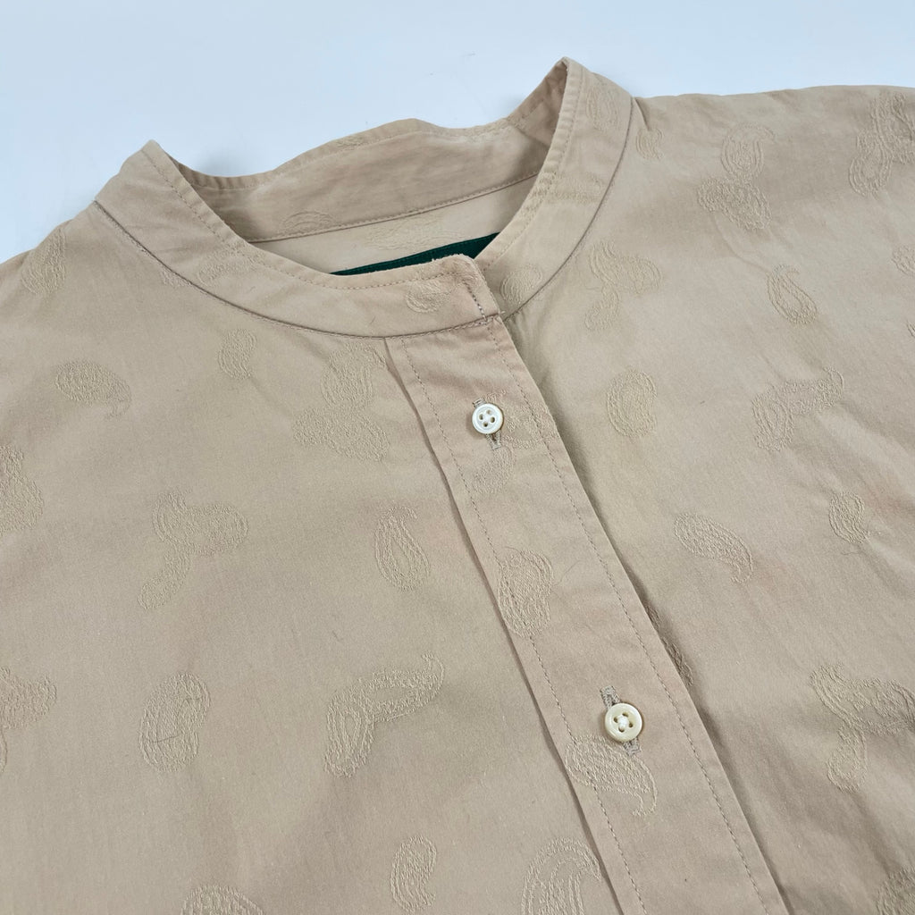 HOPE NATURAL / ジャガードバンドカラーシャツ 参考定価：17,000程度 SIZE:XL