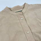 HOPE NATURAL / ジャガードバンドカラーシャツ 参考定価：17,000程度 SIZE:XL