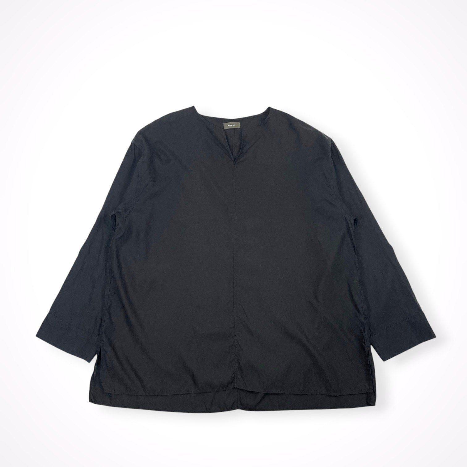 WIRROW ウィロウ / Cupro Cotton Caftan Shirt 参考定価：27,000+tax SIZE:3