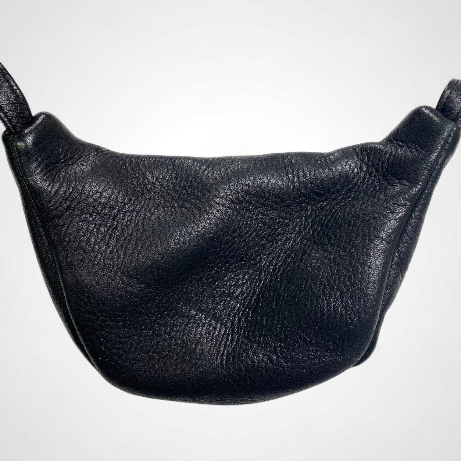 Aeta アエタ / DEER LEATHER WAIST POUCH S ブラック 参考定価：38,000+tax