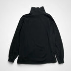AURALEE オーラリー / LUSTER PLAITING HI NECK L/S TEE ブラック 参考定価：15,000+tax SIZE:3