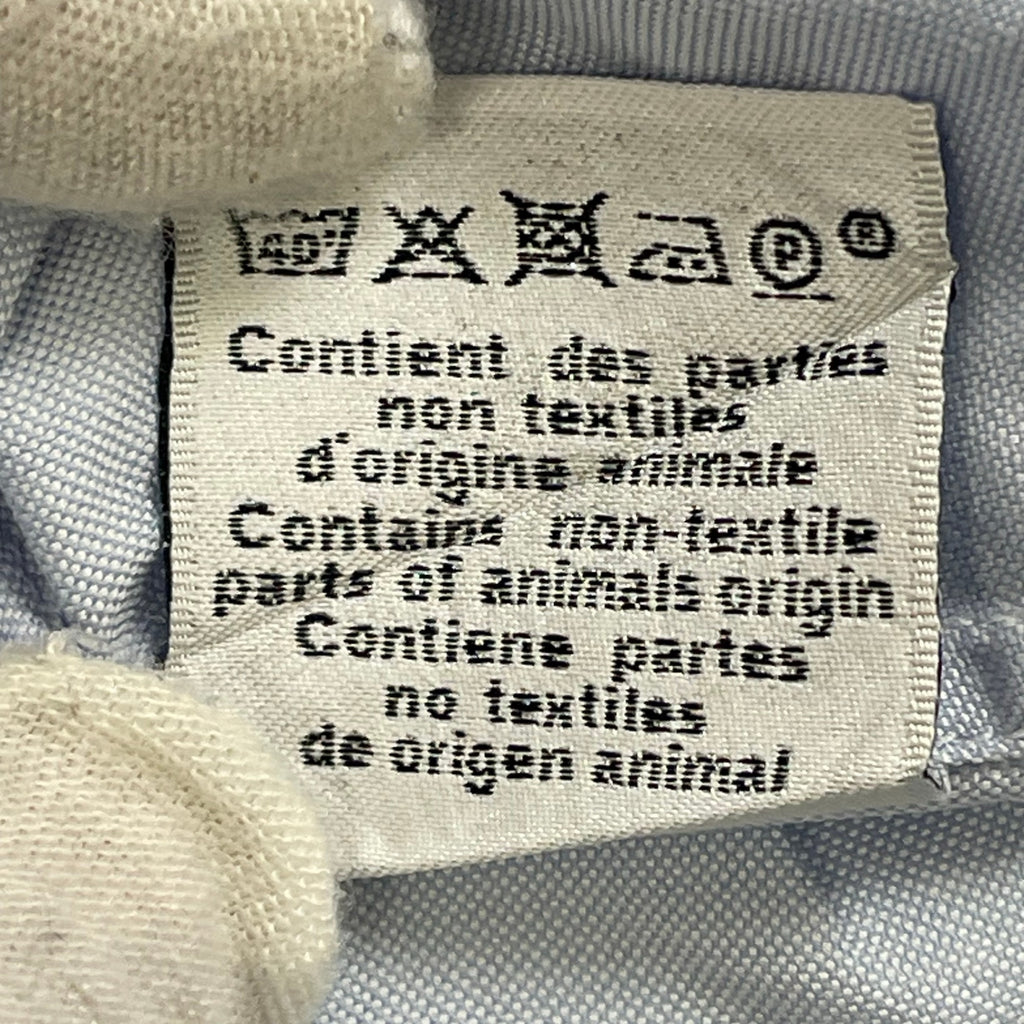 HERMES / セリエボタンB.Dシャツ フランス製 SIZE：38