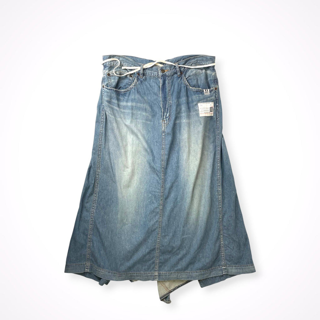 Maison MIHARA YASUHIRO / 再構築ドレープデニムスカート SIZE:36