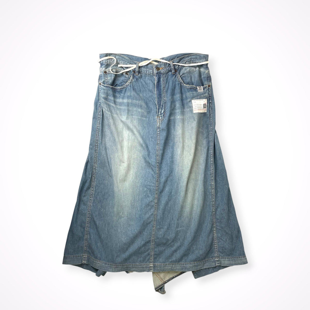 Maison MIHARA YASUHIRO / 再構築ドレープデニムスカート SIZE:36