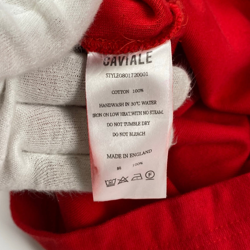 CAVIALE カビアーレ / レイヤード Ｔシャツ ロンドン発 イギリス製 nubian取り扱い  SIZE：S（L程度）
