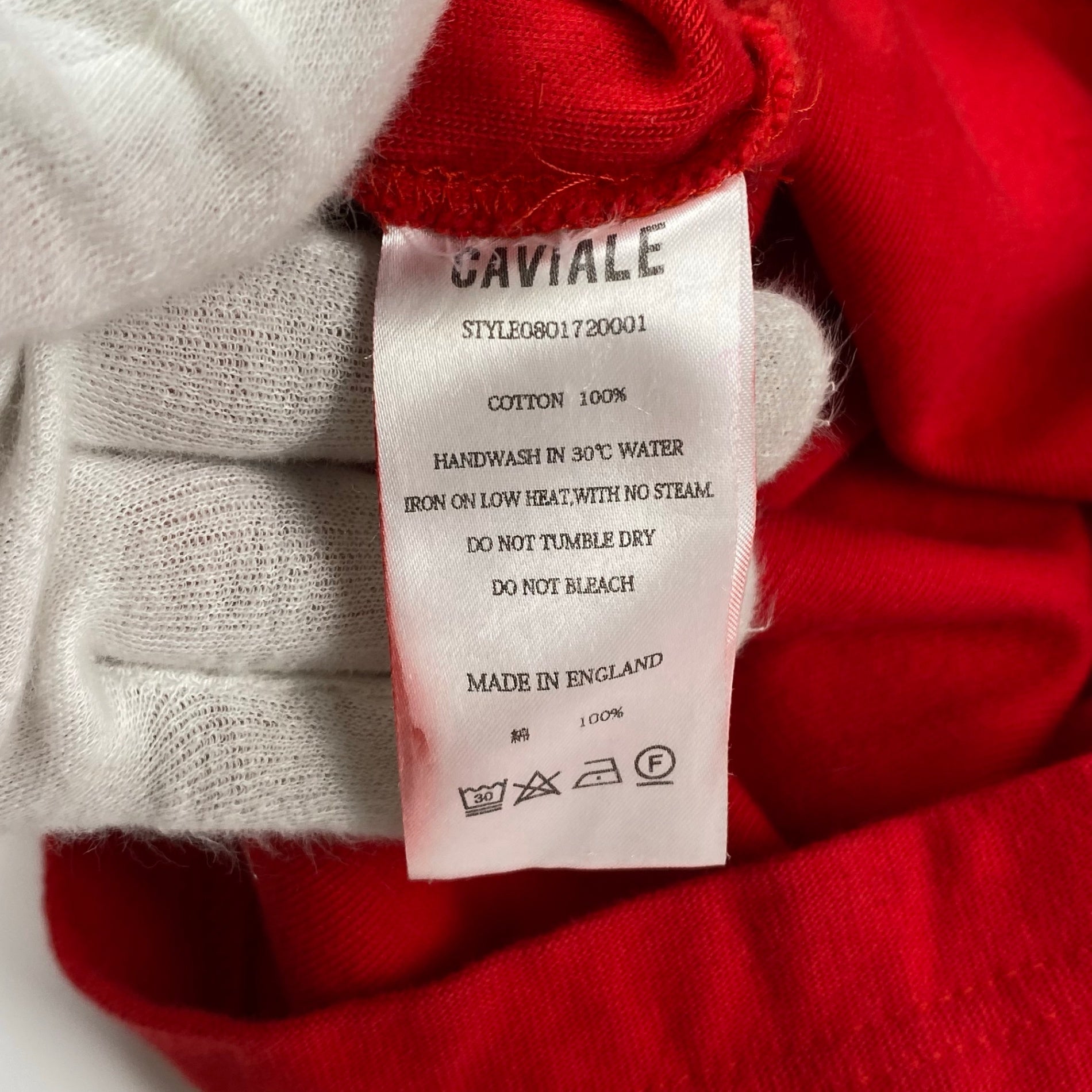 CAVIALE カビアーレ / レイヤード Ｔシャツ ロンドン発 イギリス製 nubian取り扱い  SIZE：S（L程度）