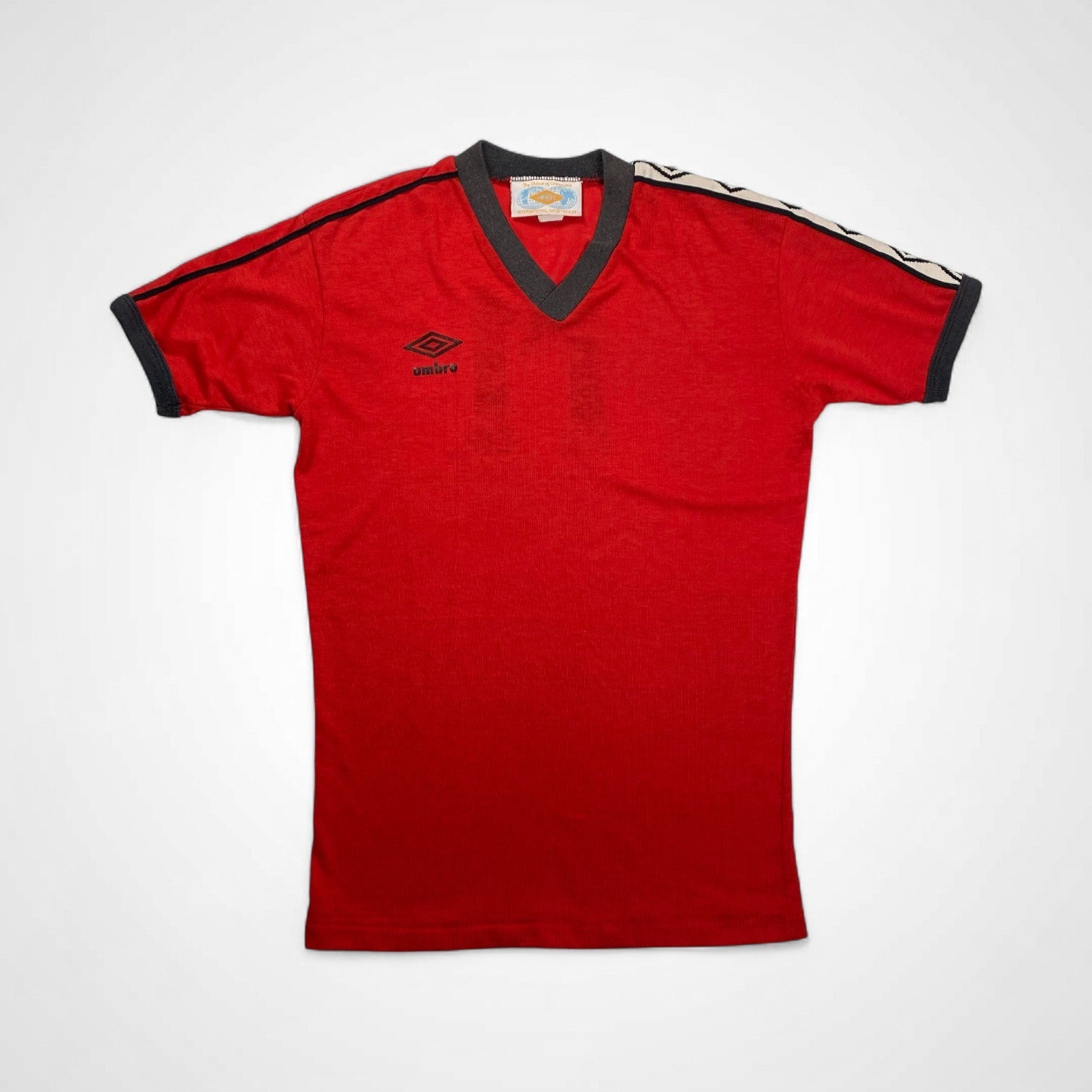 VINTAGE UMBRO アンブロ / 6-70s ヴィンテージフットボールTEE ゲームシャツ ほぼデッド USA製 SIZE:M