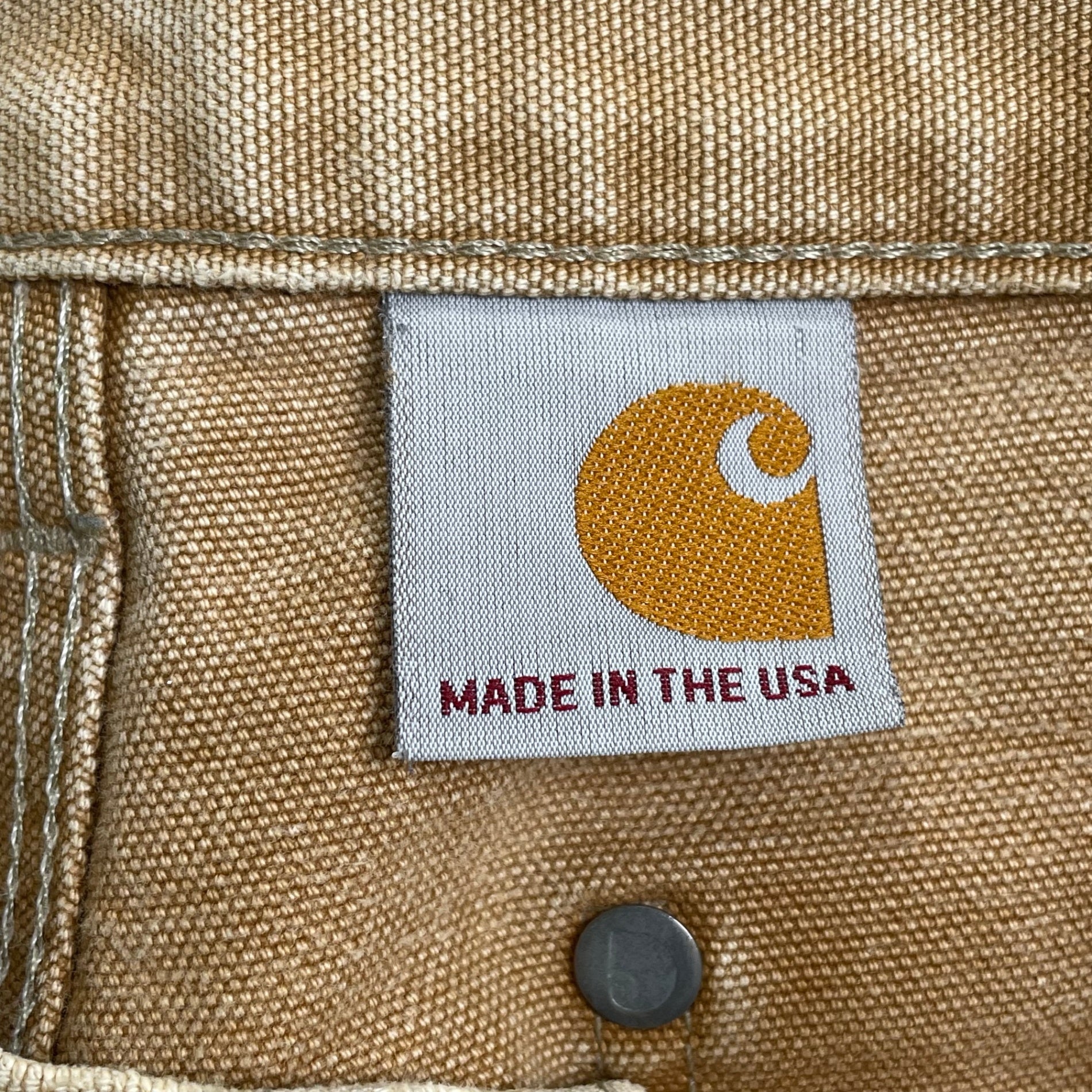 carhartt カーハート / 00s ダブルニー ダックパンツ USA製 Helmets to Hardhats 襤褸 SIZE：W78