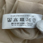 DECO depuis 1985 デコ デュピュイ 1985 / シアーカットソー MADE IN JAPAN 参考定価：22,000+tax SIZE:FREE