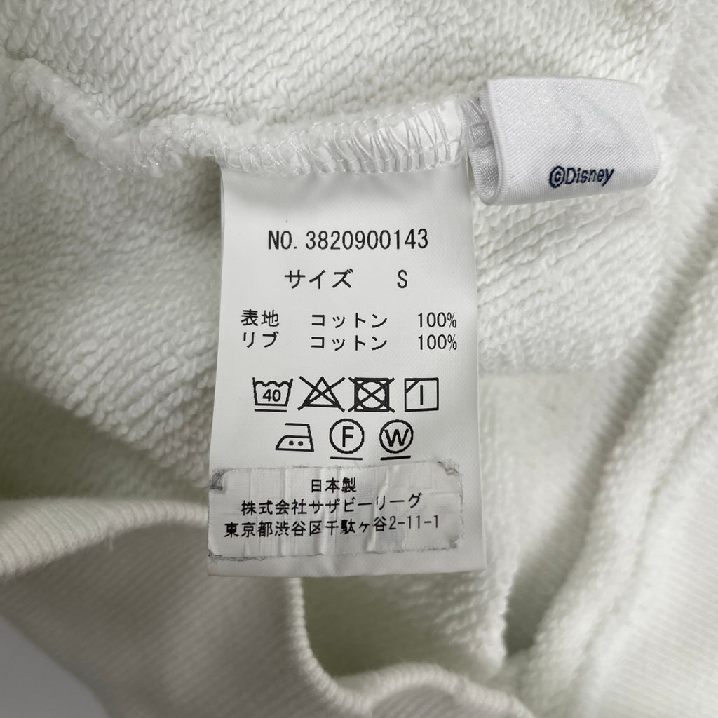RON HERMAN × Disney ロンハーマン ディズニー / SWEAT PULL OVER "Cinderella" スウェット シンデレラ ホワイト SIZE:S