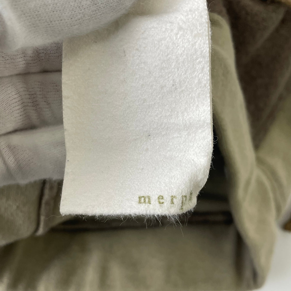 merph / ウール混ドッキング レイヤードスリムイージーパンツ 参考定価：26,000程度 SIZE:1