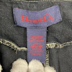 DENIM＆Co / ブラックデニムダッフルコート SIZE:M