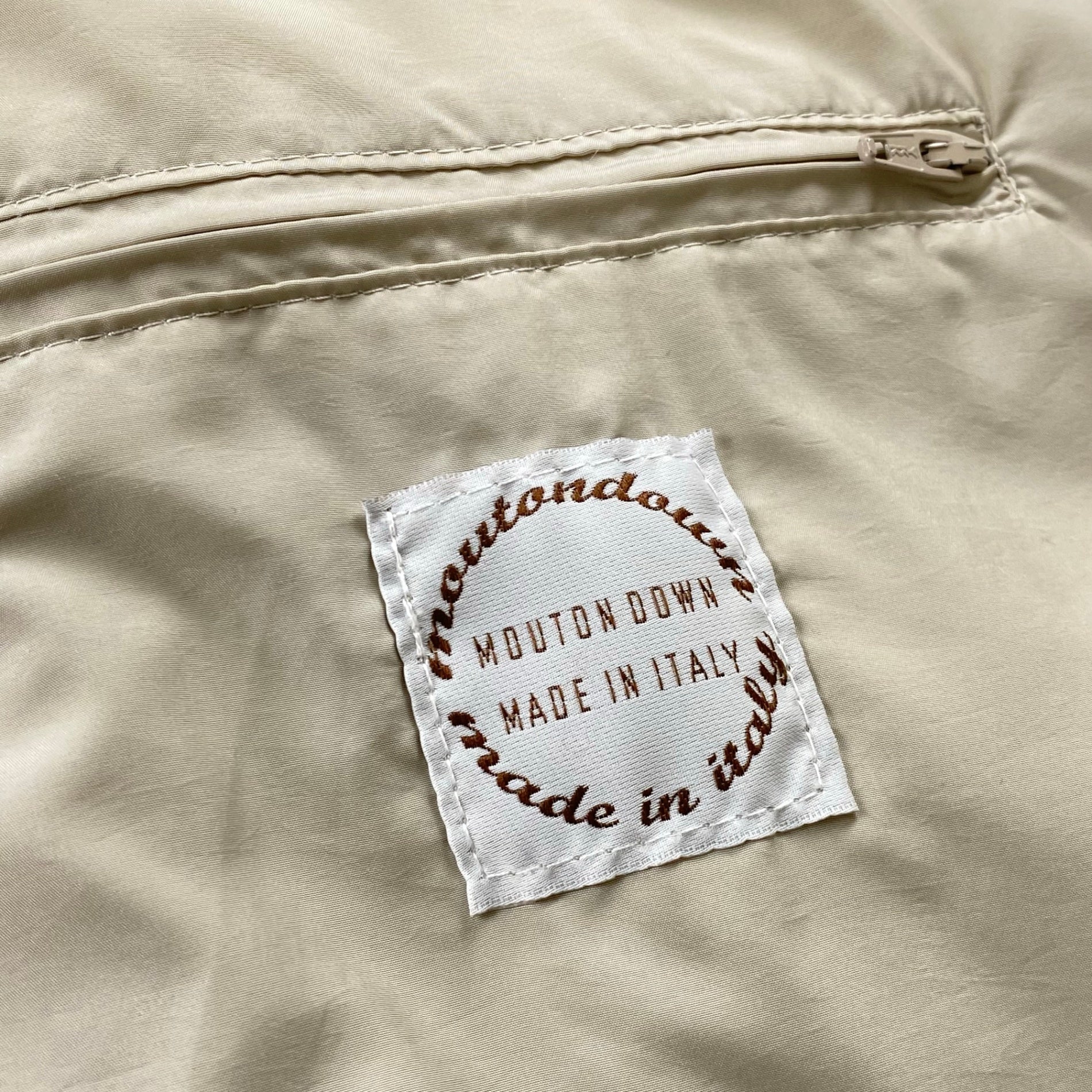 EMMETI エンメティ / GART ムートンダウンジャケット 参考定価：165,000+tax SIZE:50