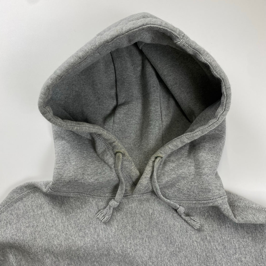 FTC エフティーシー / ボックスロゴ フーディ パーカー オレンジ×グレー SIZE:M