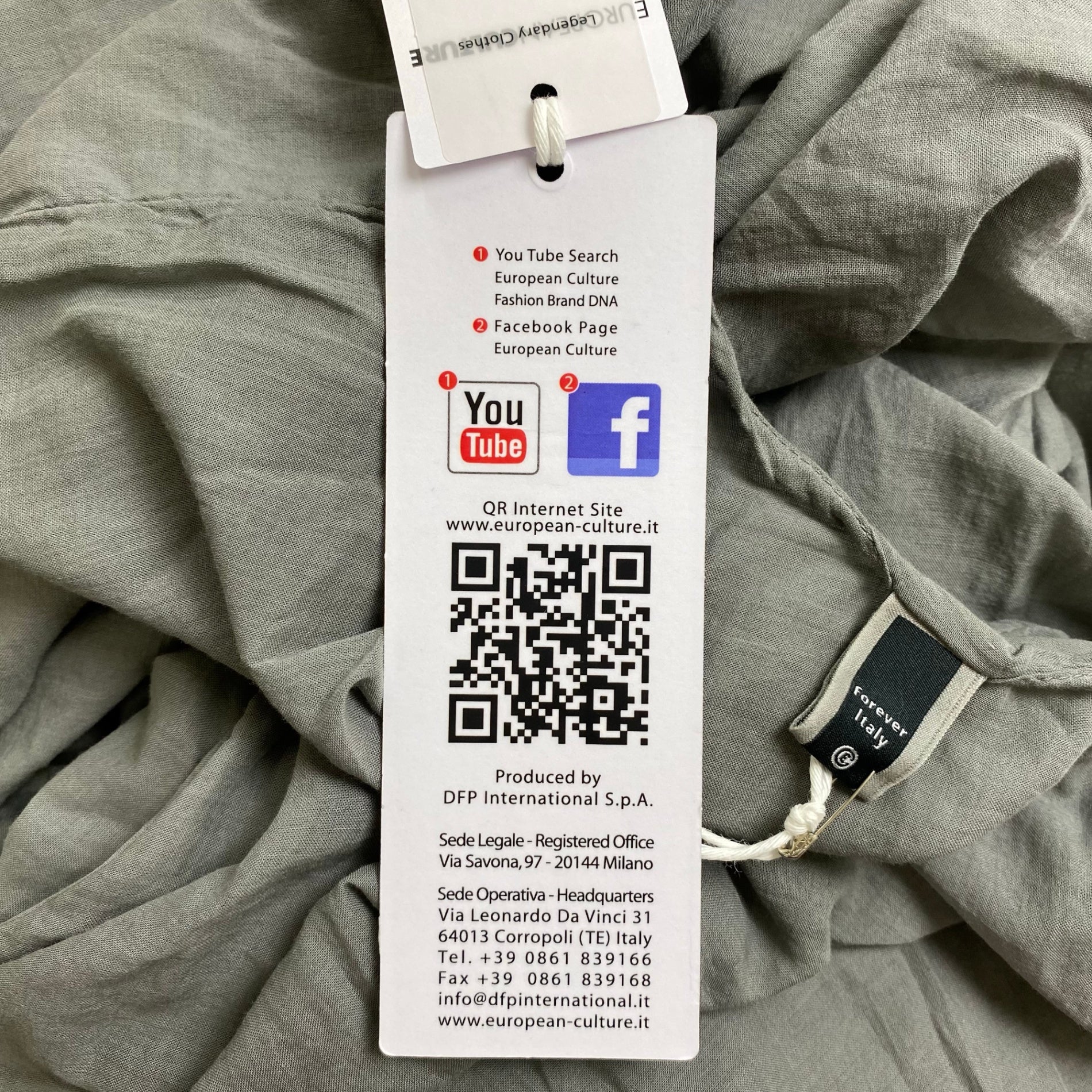 EUROPEAN CULTURE ヨーロピアン カルチャー / コットンオールインワン 未使用 参考定価：30,000程度 SIZE:S