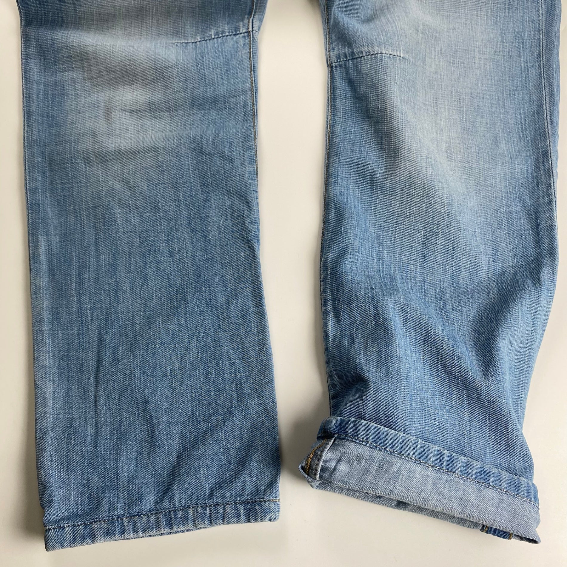 BRUNELLO CUCINELLI ブルネロ クチネリ / エンブレム刺繍 デニムパンツ LEISURE FIT  MADE IN ITALY 参考定価：130,000程度 SIZE:48(M程度)